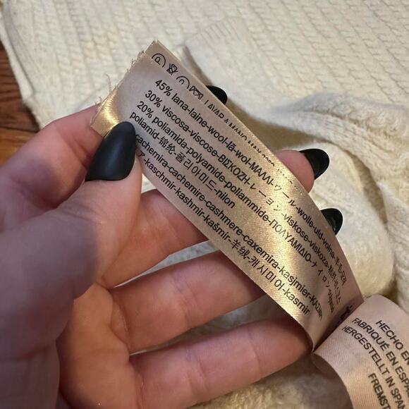 Massimo dutti cream knit dress - Picture 6 of 6